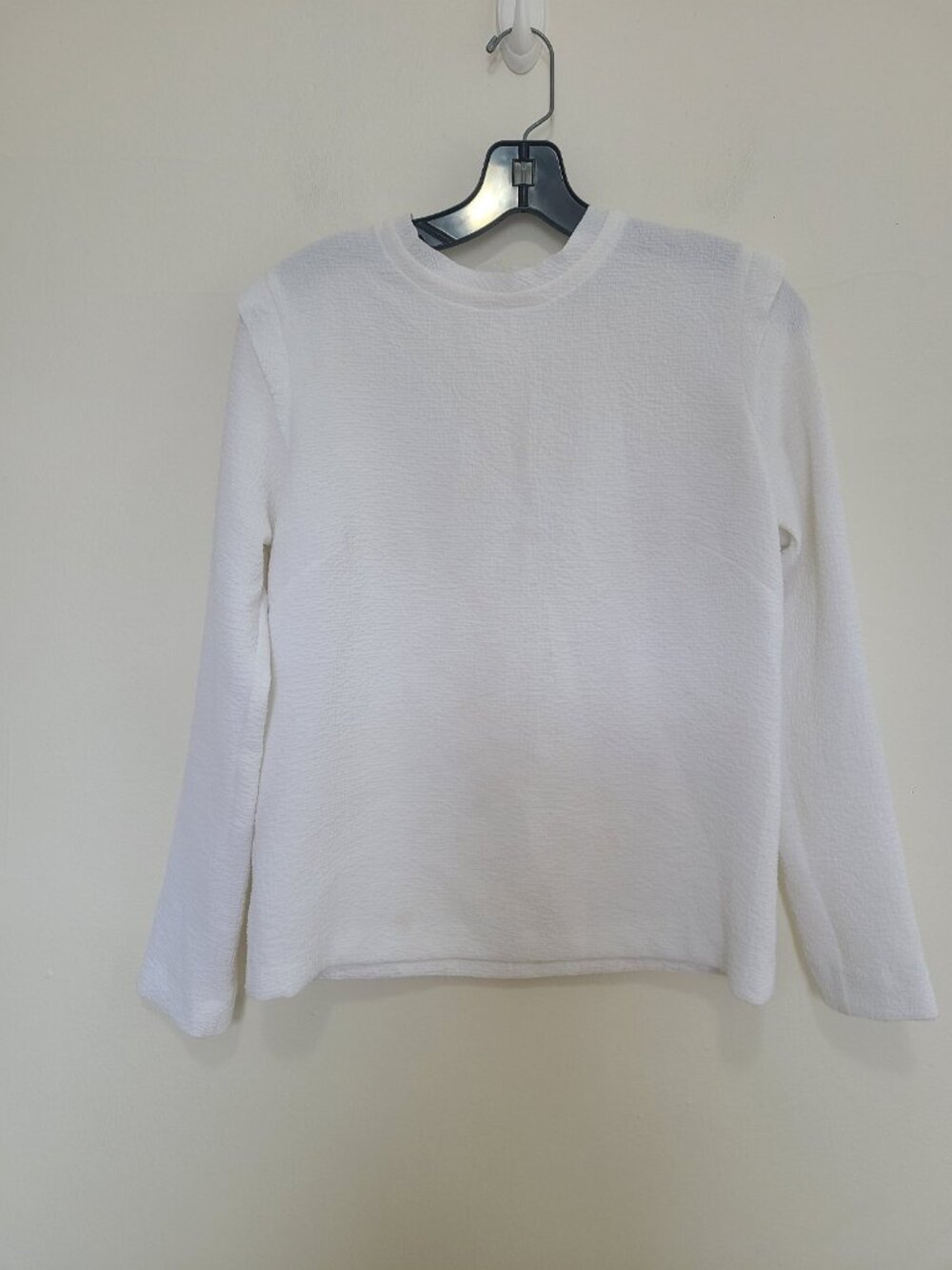 Sandro White Long Sleeve Blouse size 2